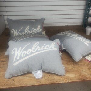 NWT X3 limited edition Woolrich toss pillows
